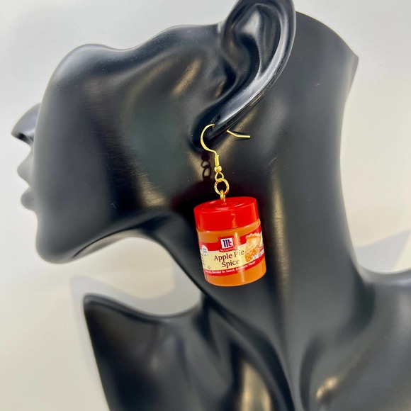 Spice Earrings - McCormick Apple Pie Seasoning Earrings - Mini Brands Earrings - Picture 7 of 7
